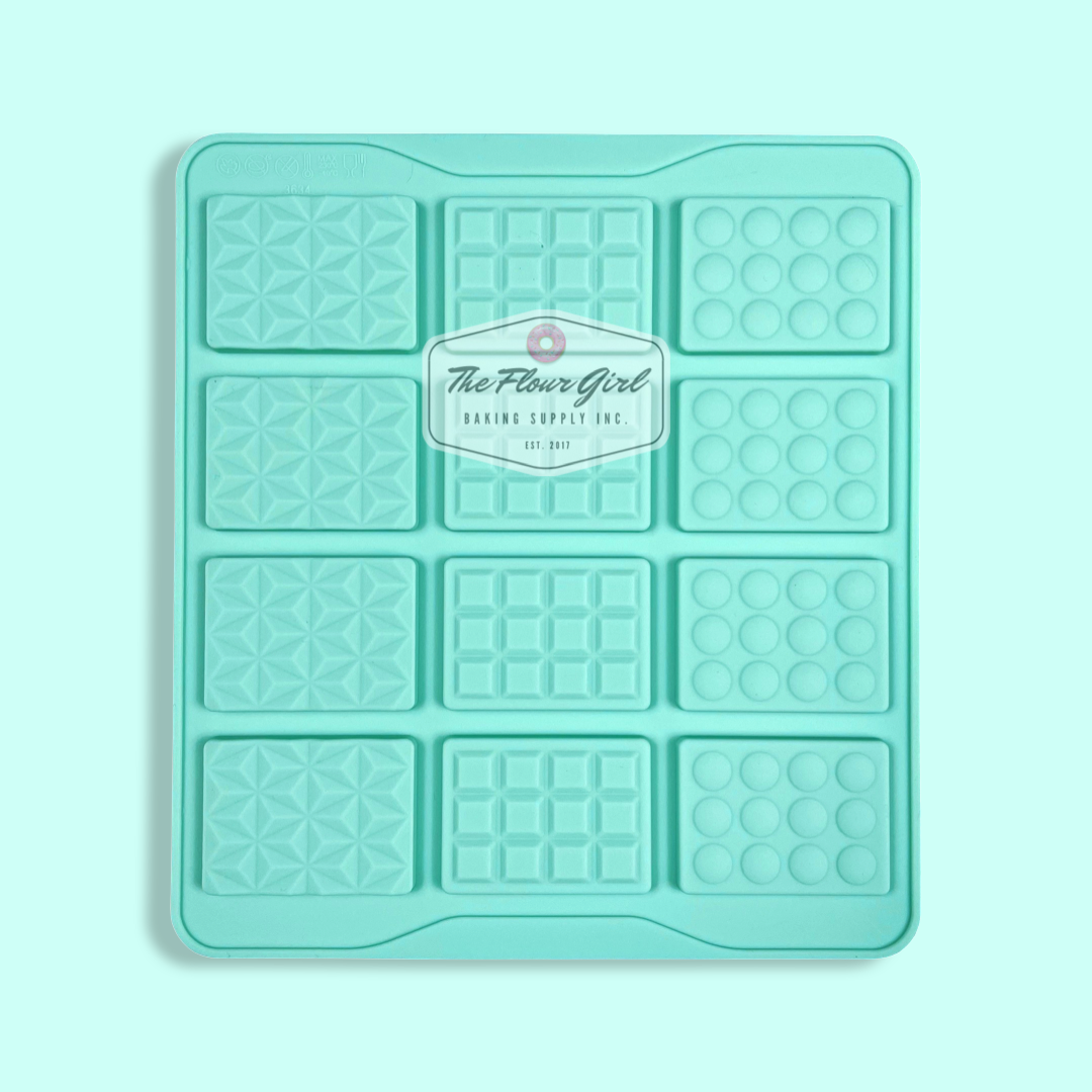 Mini Assorted Chocolate Bars Silicone Mold