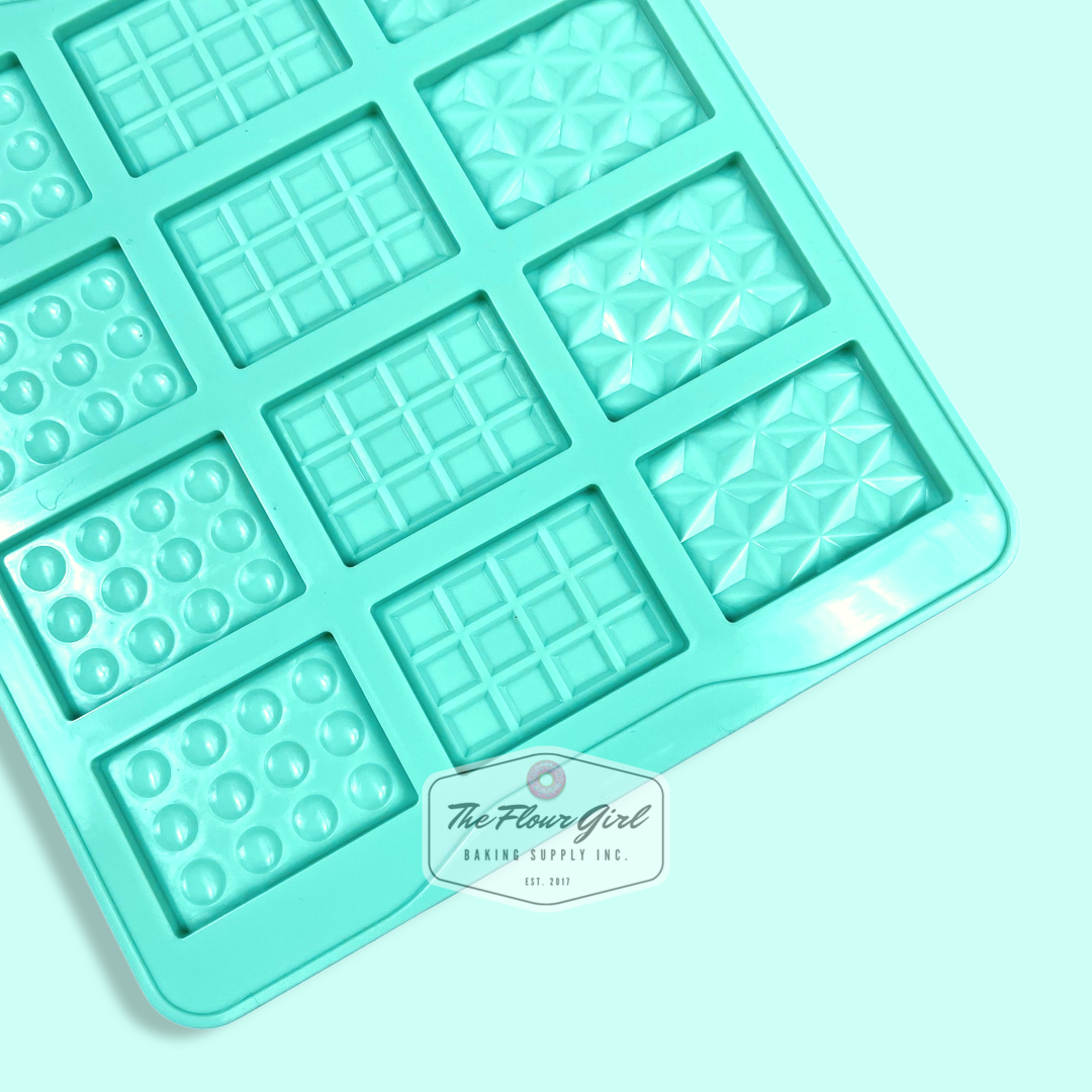 Mini Assorted Chocolate Bars Silicone Mold
