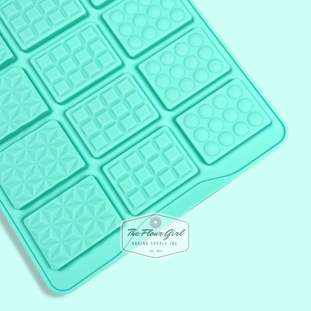 Mini Assorted Chocolate Bars Silicone Mold