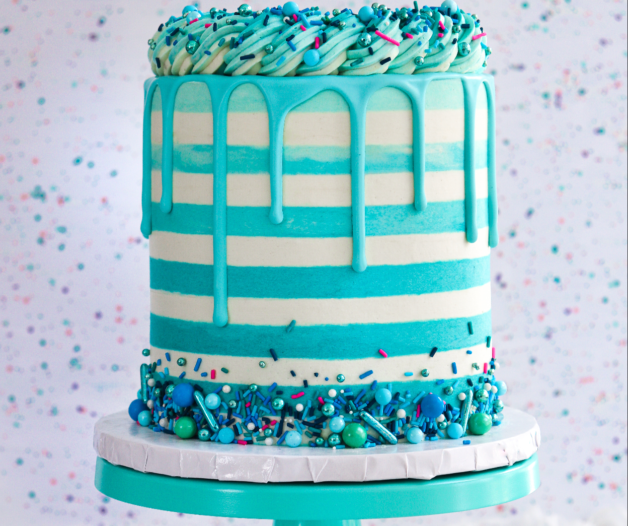 TFG Academy - Stripes n' Drips Cake Class