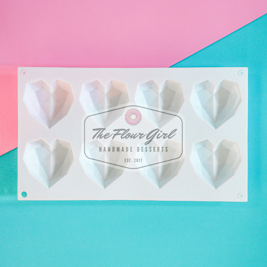 4-Cavity Heart Silicone Cakesicle Mold – The Flour Girl