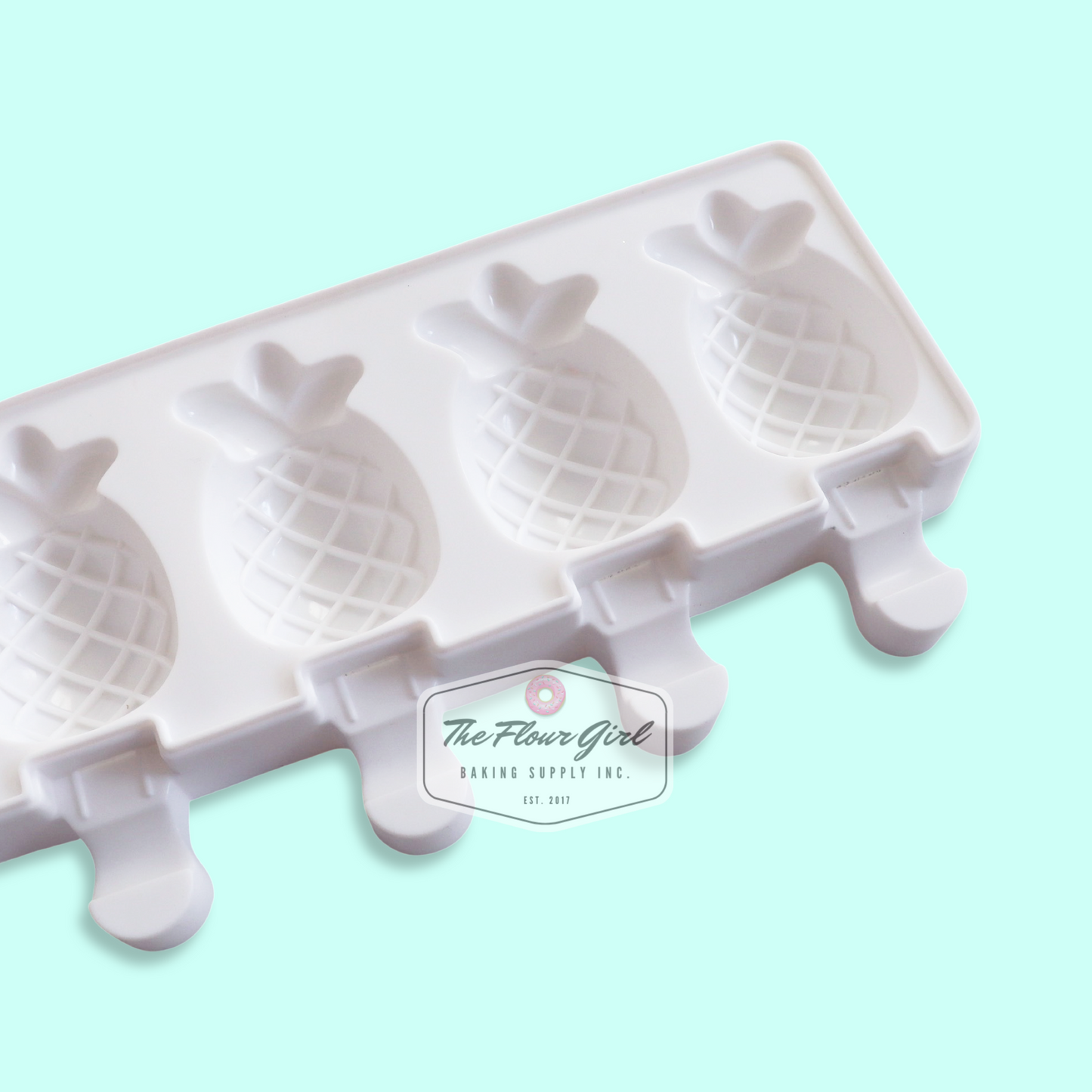 6-Cavity Silicone Pineapple Cakesicle Mold