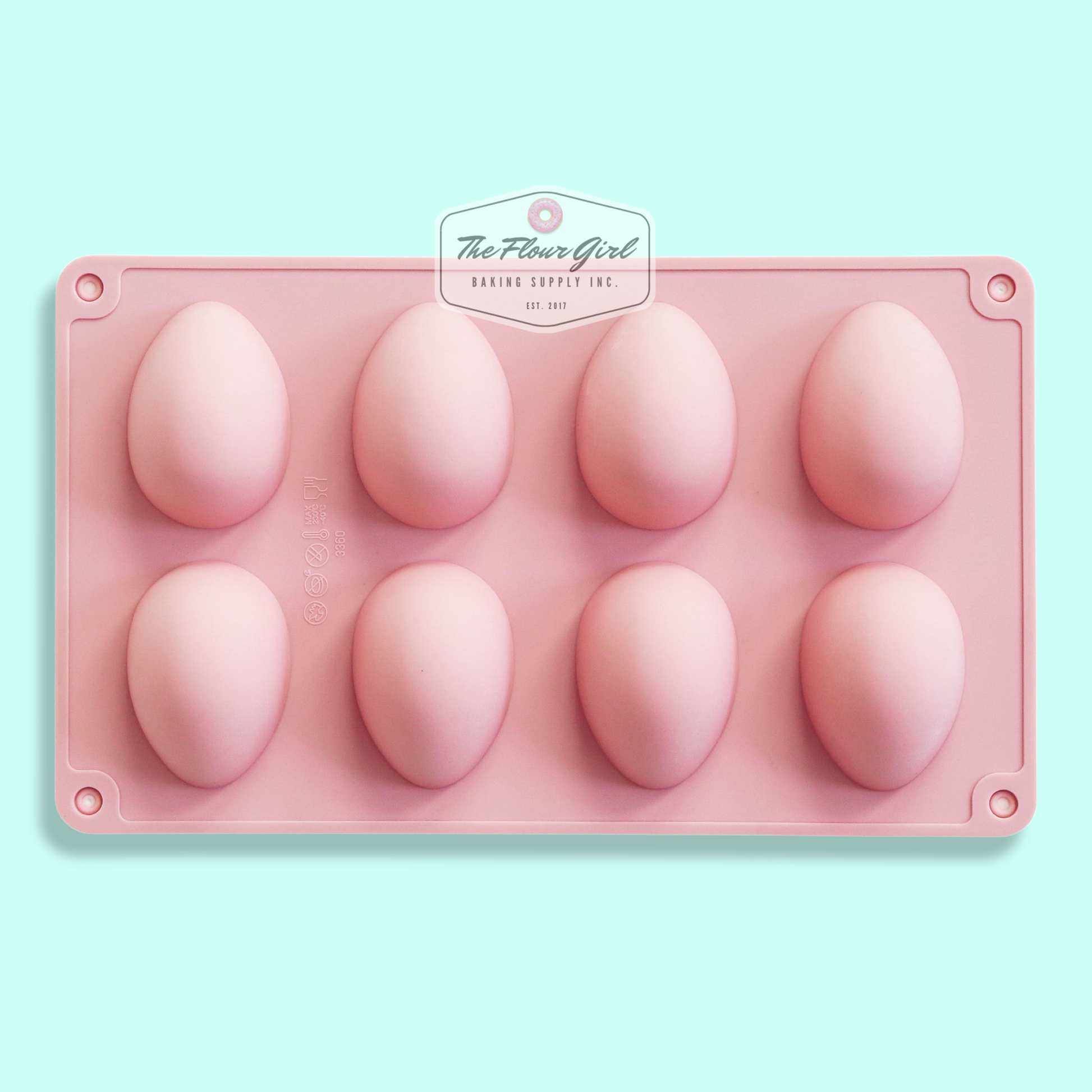 3D 8-Cavity Silicone Easter Egg Mold – The Flour Girl