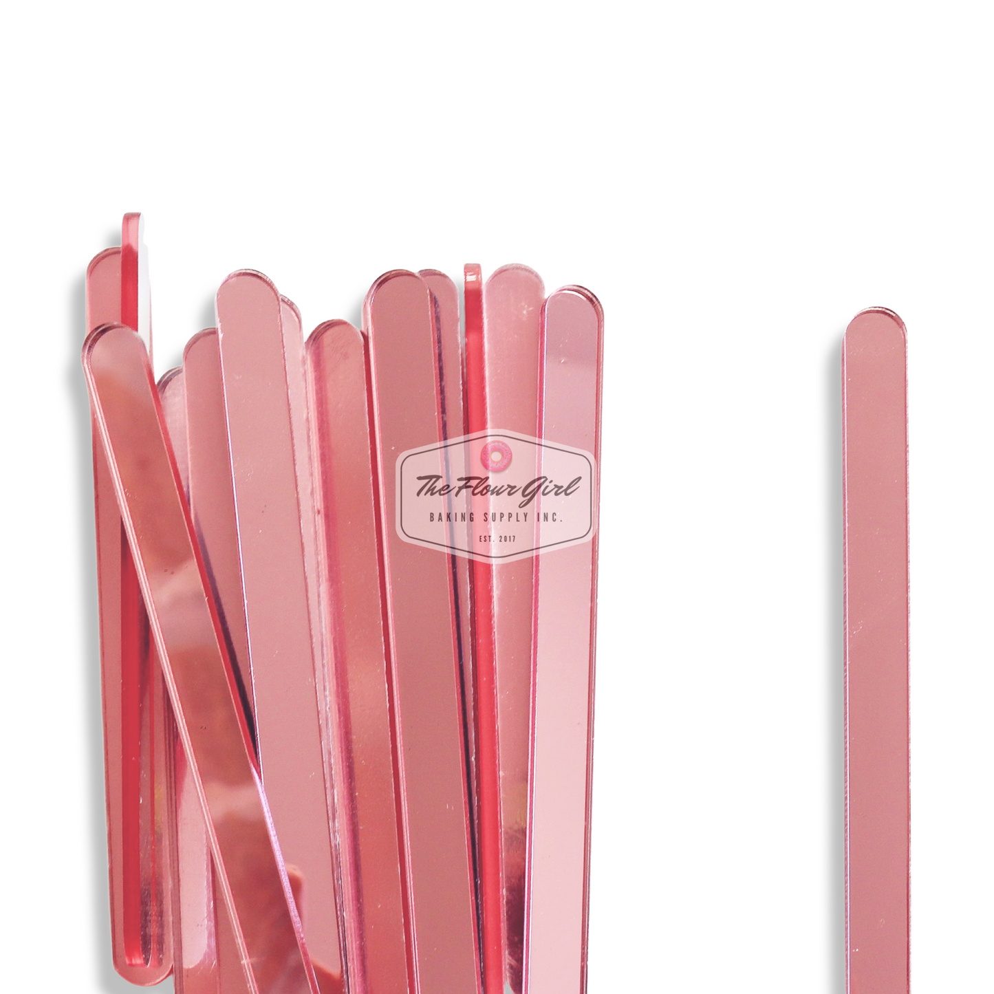 Metallic Acrylic Popsicle Sticks