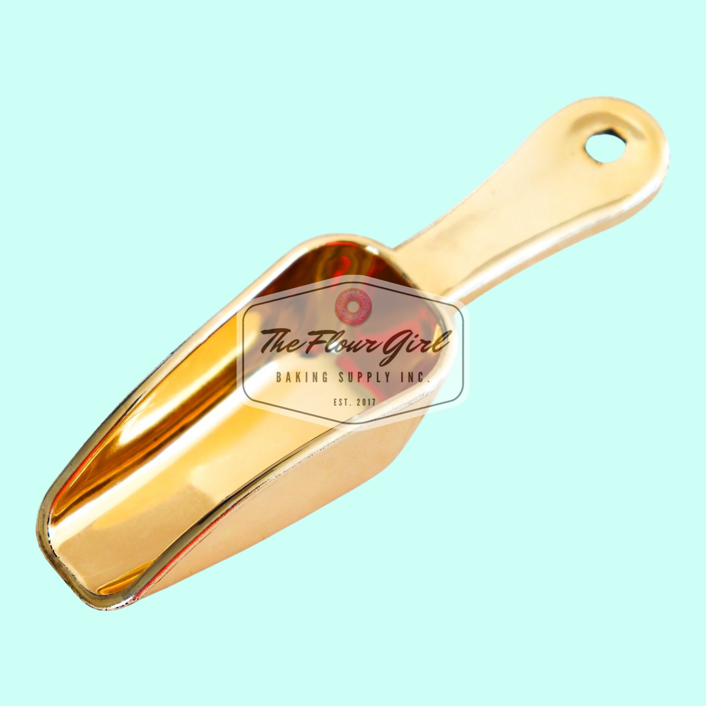 Metallic Plastic Sprinkle Scoop 2-Pack