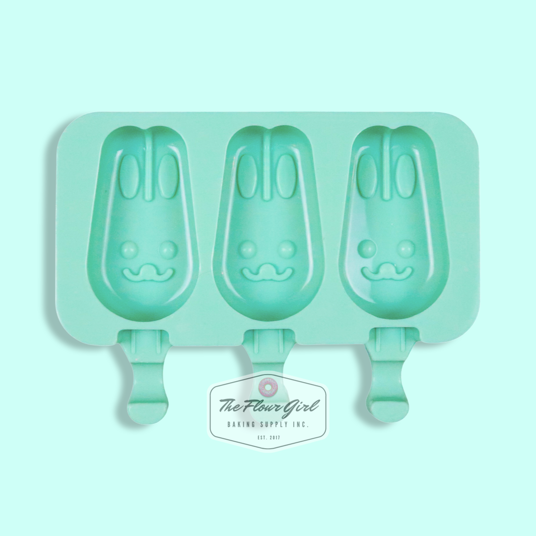 3-Cavity Bunny Silicone Cakesicle Mold