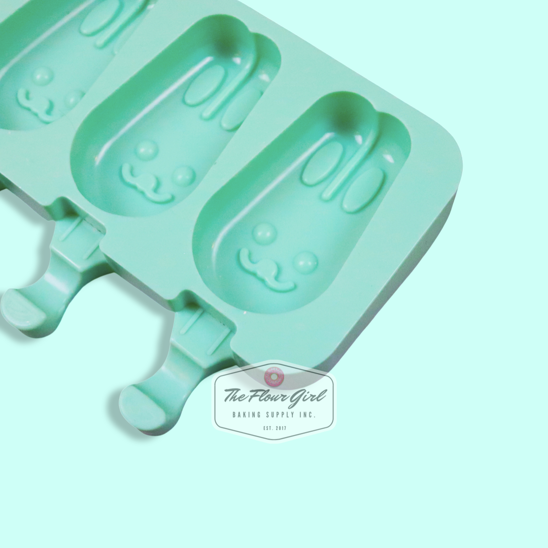 3-Cavity Bunny Silicone Cakesicle Mold