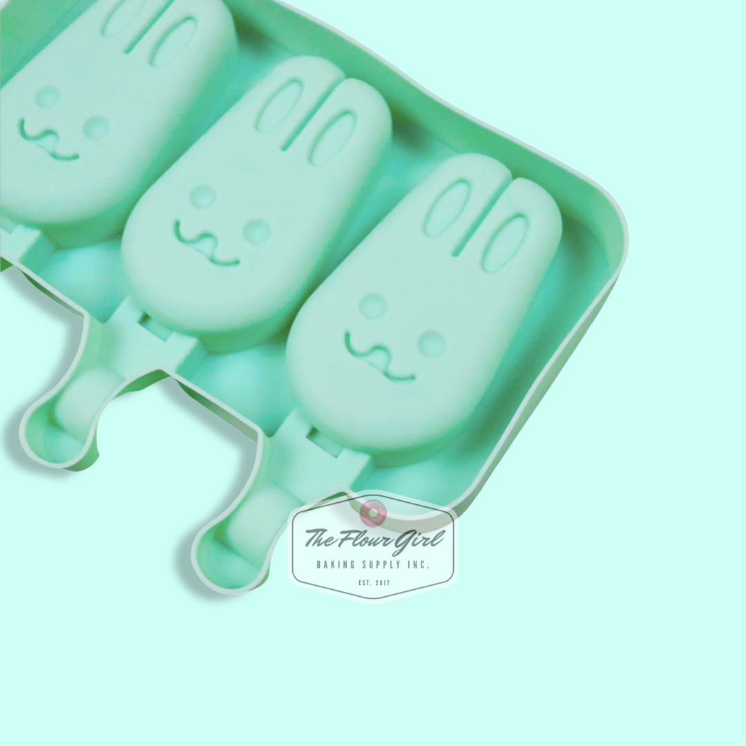 3-Cavity Bunny Silicone Cakesicle Mold