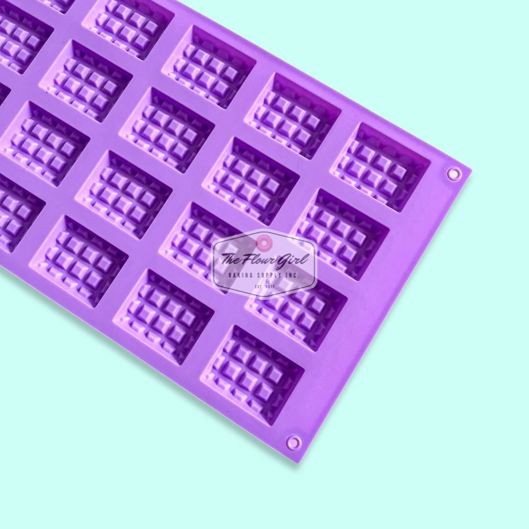 3D Rectangle Waffle Silicone Mold