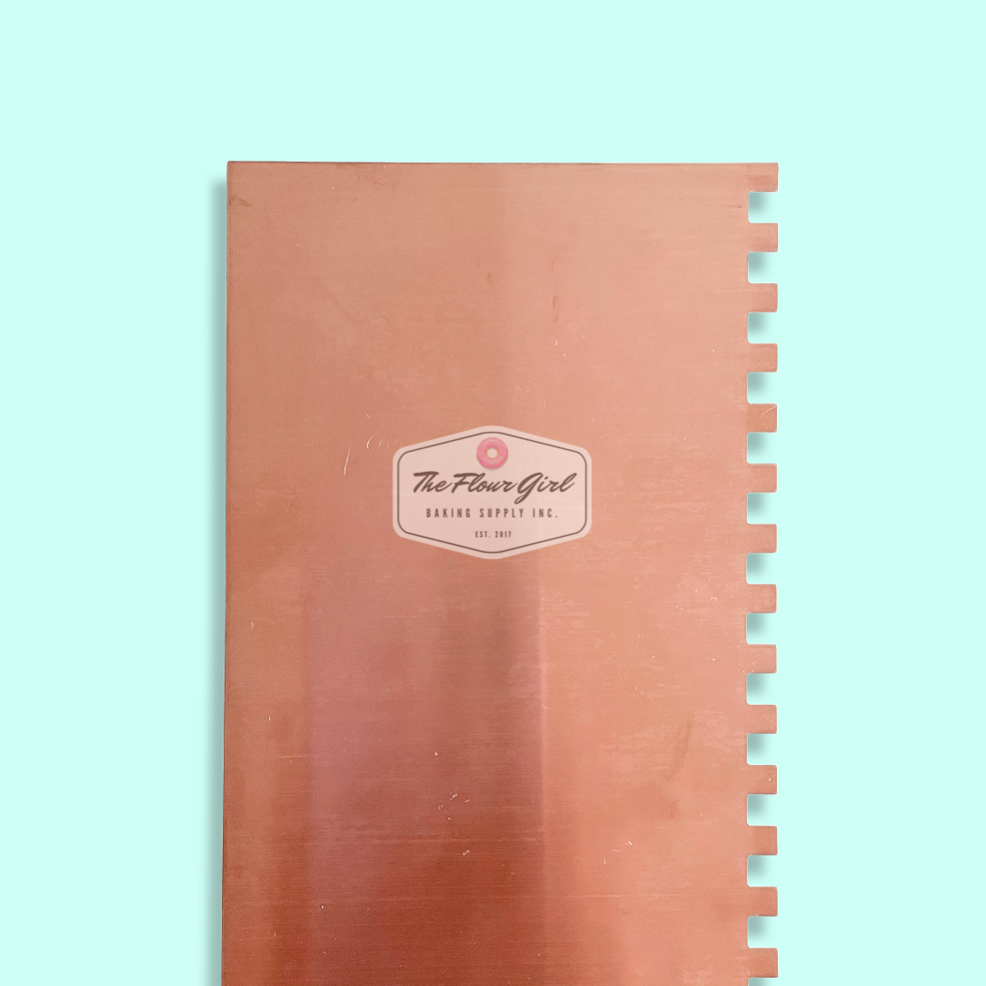 TFG Rose Gold Icing Scrapers/Decorating Combs