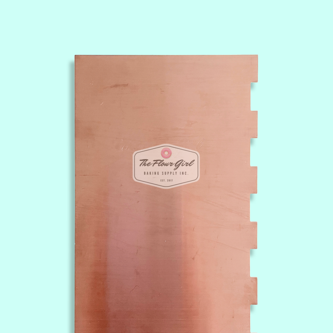 TFG Rose Gold Icing Scrapers/Decorating Combs