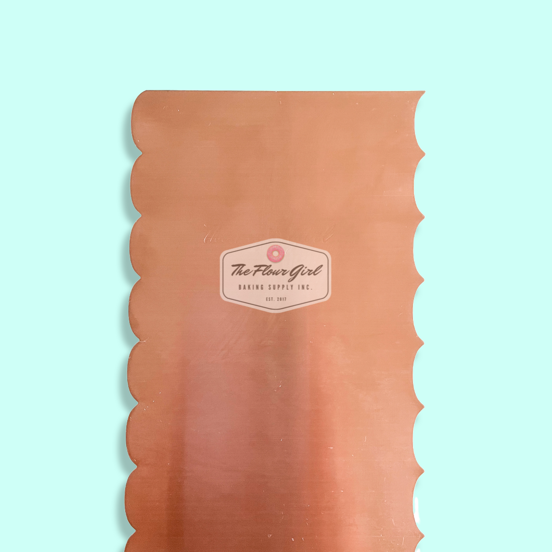 TFG Rose Gold Icing Scrapers/Decorating Combs