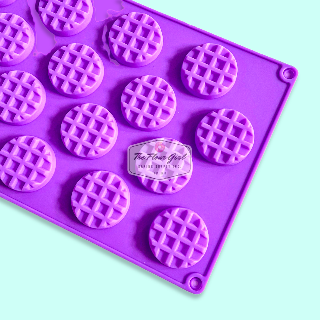 3D Round Waffle Silicone Mold