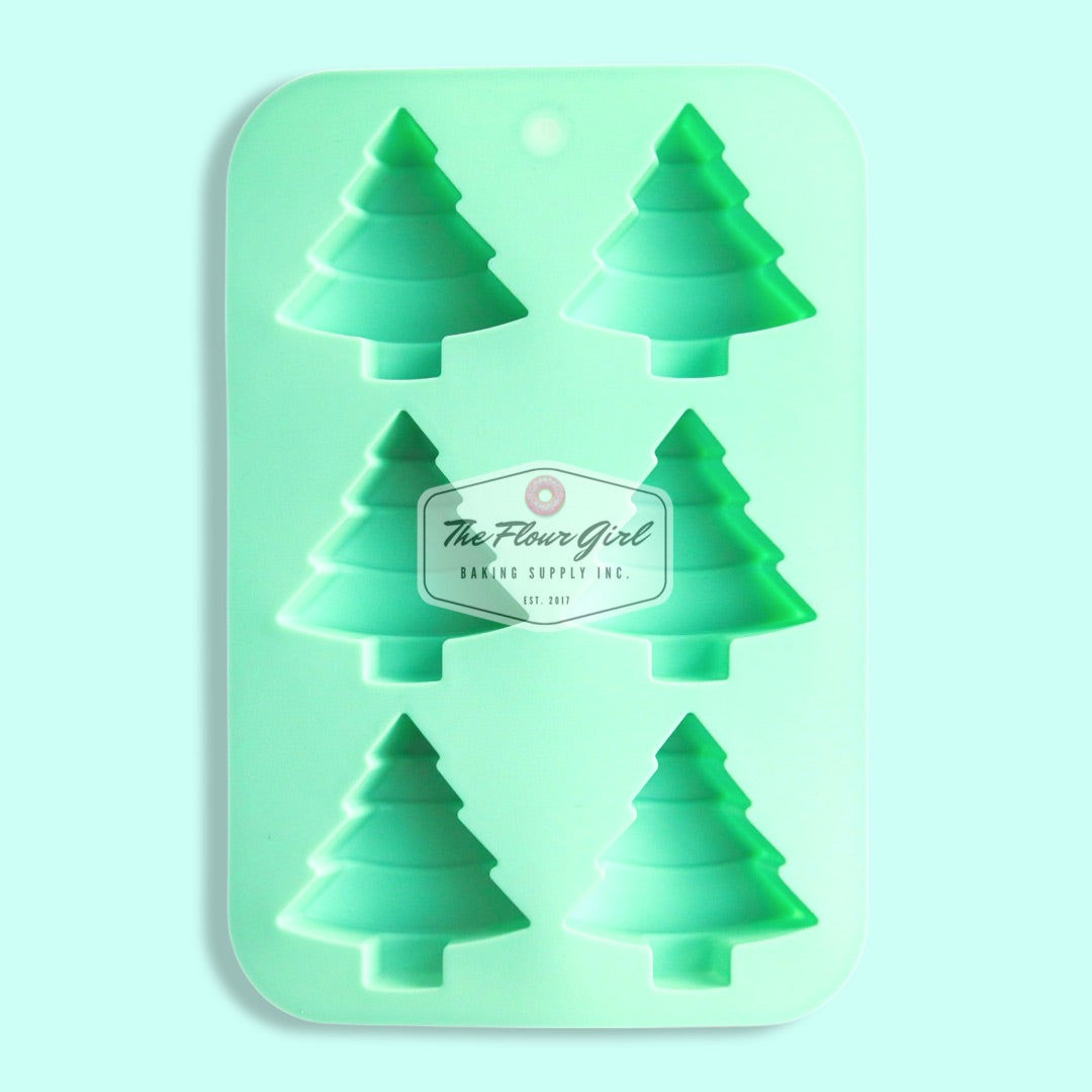 6-Cavity Silicone Christmas Tree Mold