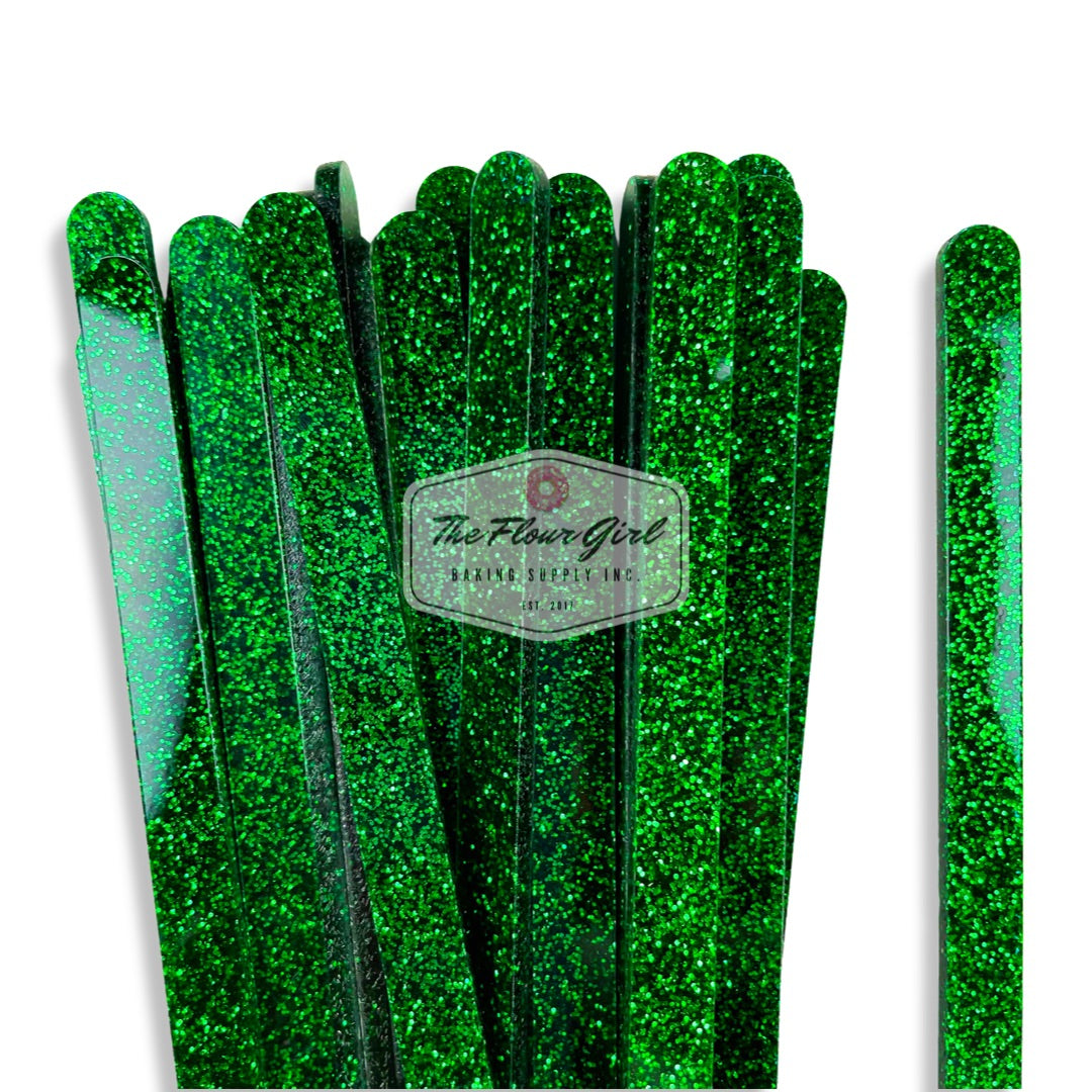 Shop Acrylic Popsicle Sticks: Glitter Aqua Blue Cakesicle Sticks – Sprinkle  Bee Sweet