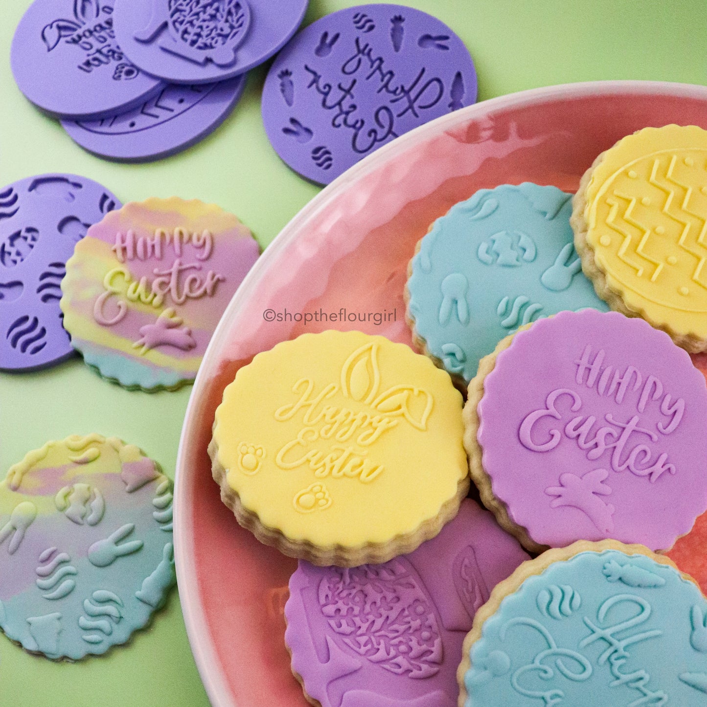 Easter-Themed Fondant and Dough Stamps