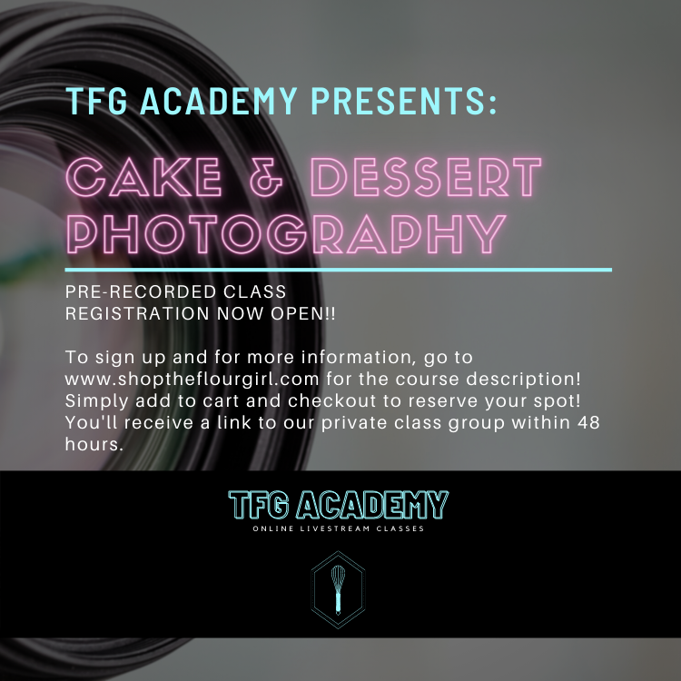 TFG Academy - Cake & Dessert Photography